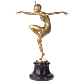 Art Deco bronzen danseres "Con Brio"