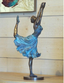 Ballerina danseres bronzen beelden