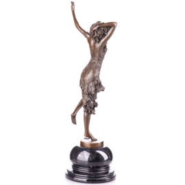 Art Deco bronzen danseres Sun Dancer