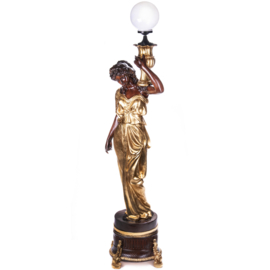 Vrouwlampen in Art Nouveau stijl