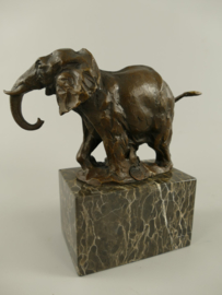 Bronzen olifant beeldje