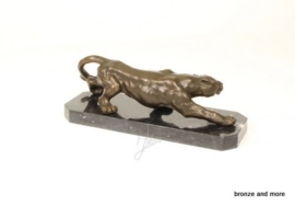 Panter bronzen beeld groot model