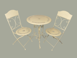 Bistro set in drie hippe kleuren