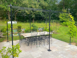 Pergola overkapping in smeedijzer