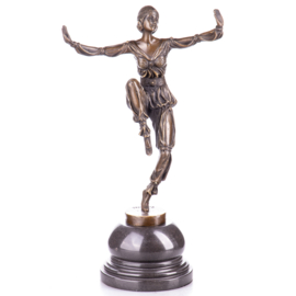 Sherazade danseres brons beeld