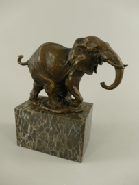 Bronzen olifant beeldje