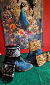 Unieke Desigual denim enkellaarsjes maat 41