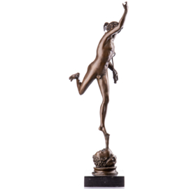 Mercurius Hermes bronzen beeld 53 cm