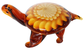 Schildpad glas in Murano stijl