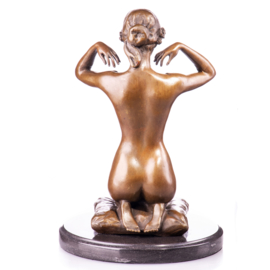 Bronzen Oriëntaalse vrouw beeld