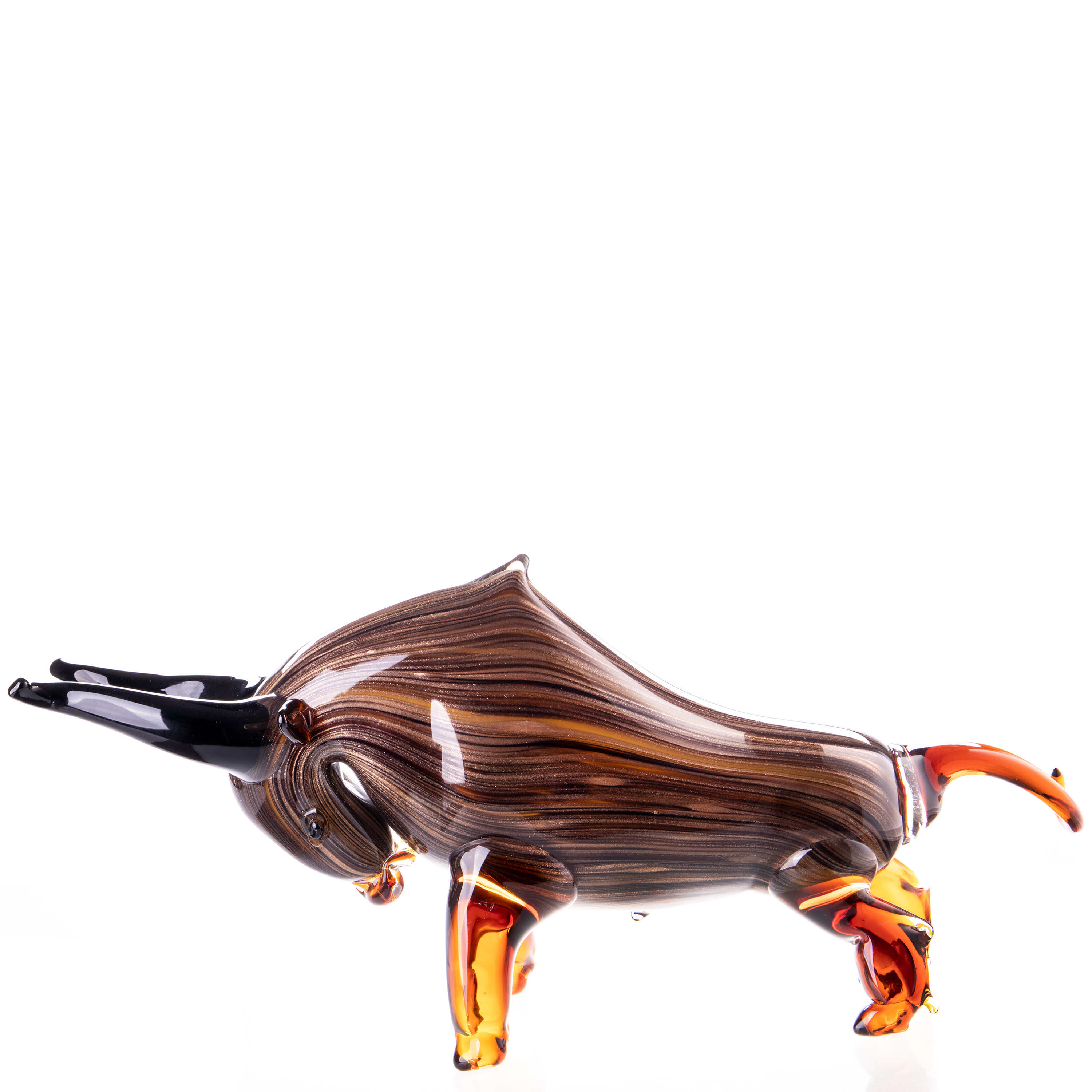 Murano stijl super grote glazen stier