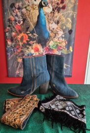 Unieke Desigual denim enkellaarsjes maat 41