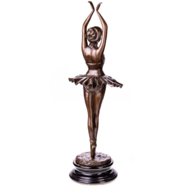 Primaballerina bronzenbeeld