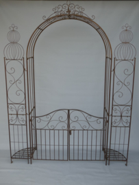 Tuinpoort rozenpoort Rose ijzer