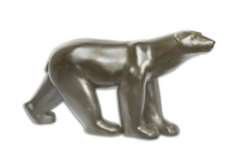 IJsbeer art-deco bronzen beeld