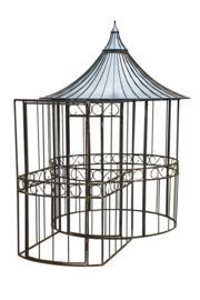Vogelvolière Valance met sluis