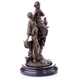 Romeo en Julia bronzen beeld