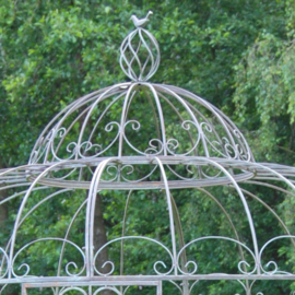 Paviljoen prieel Lindy in donkerbruin ijzer