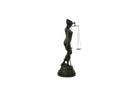 Vrouwe Justitia 120 cm brons beeld