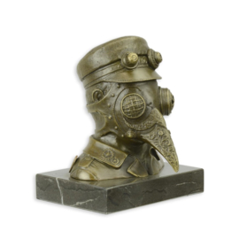 Steampunk bronzen pest snaveldokter