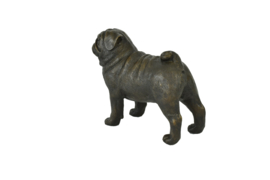 Mopshond bronzenbeeld