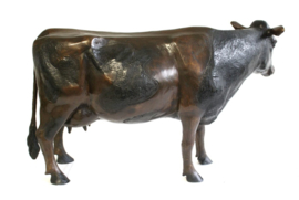 Koe bronzen beeld
