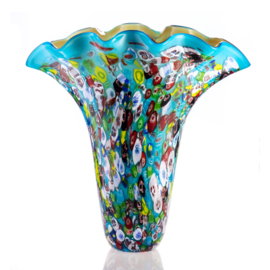 Grote glazen vazen in Murano stijl