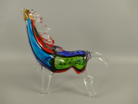 Glazen Murano stijl paardje