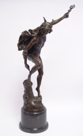 Bronzen Mercurius Hermes 62 cm