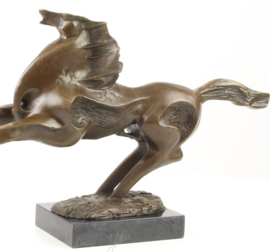 Paard bronzen beeld abstract model