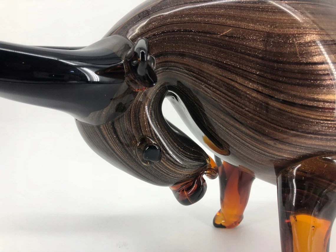 Murano stijl super grote glazen stier