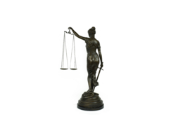 Vrouwe Justitia 120 cm brons beeld