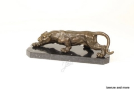 Panter bronzen beeld groot model