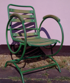 Art Nouveau stalenbuizen stoel