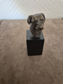 Golden retriever mini urn beeld