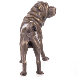 Chinese shar-pei hond bronzen beelden