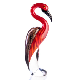 Flamingo van Murano stijl glas
