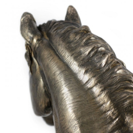 Fries paardenhoofd bronzen beeld