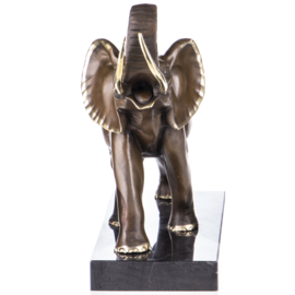 Bronzen olifantje beeld