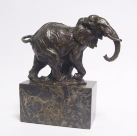 Bronzen olifant beeldje