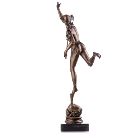 Mercurius Hermes bronzen beeld 53 cm