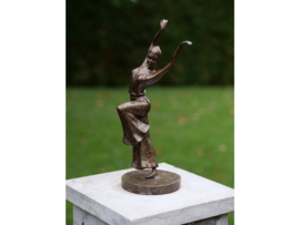 Jazzballet en danseres beelden brons
