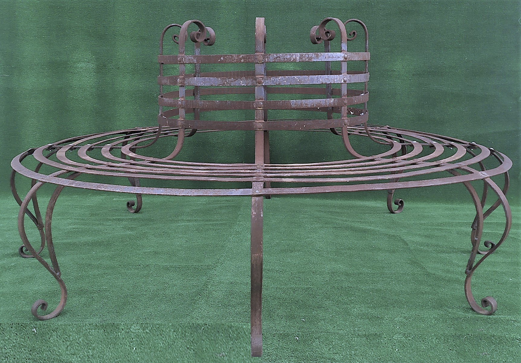 Regency ijzeren boombank