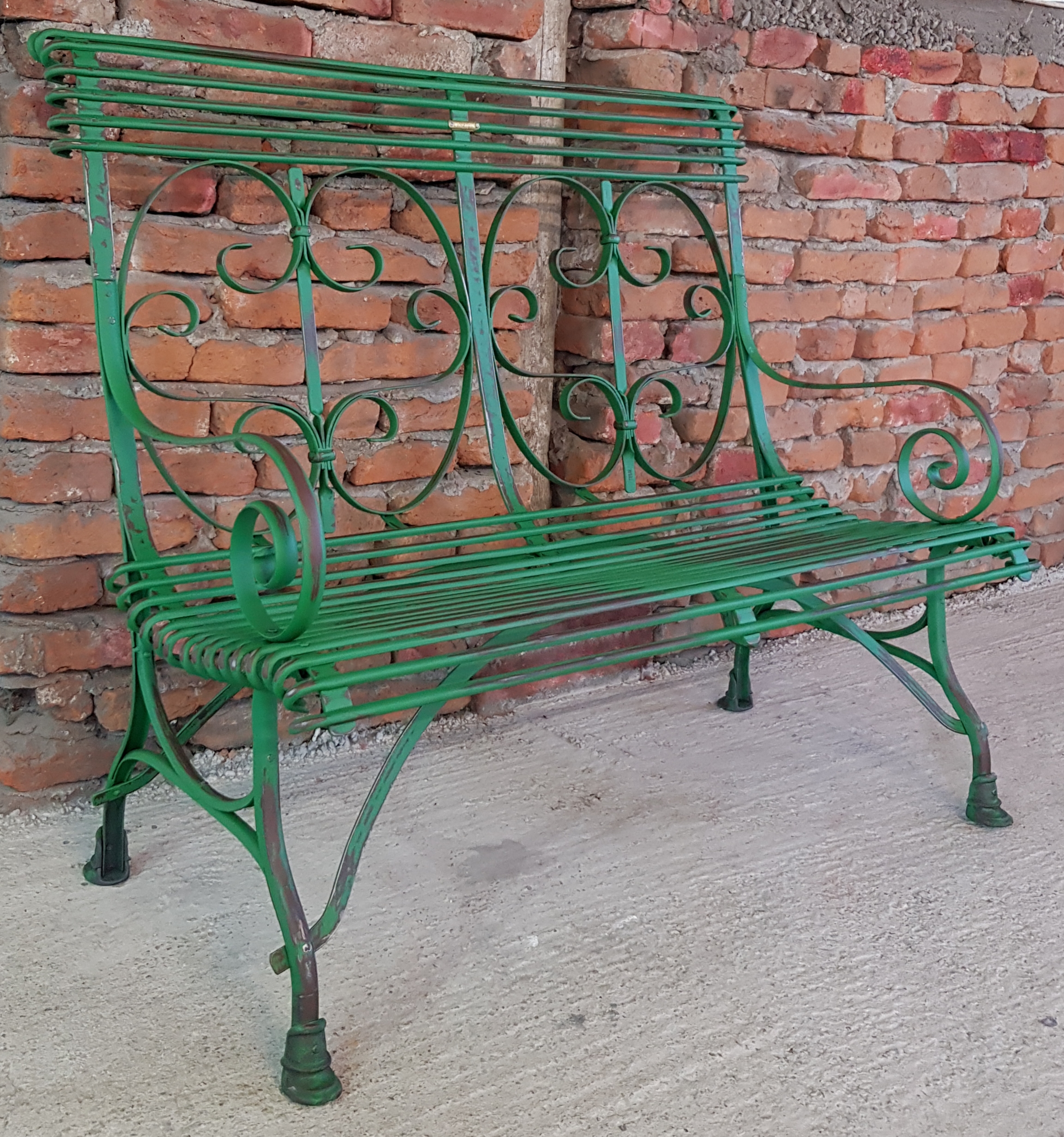 Franse tuinbank en stoelen Limoges