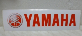 Sticker Yamaha logo en naam 35x10cm per 2 stuks