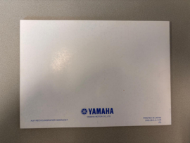 Gebruikershandleiding Yamaha Fazer FZ6-S/FZ6-SS - Duitstalig