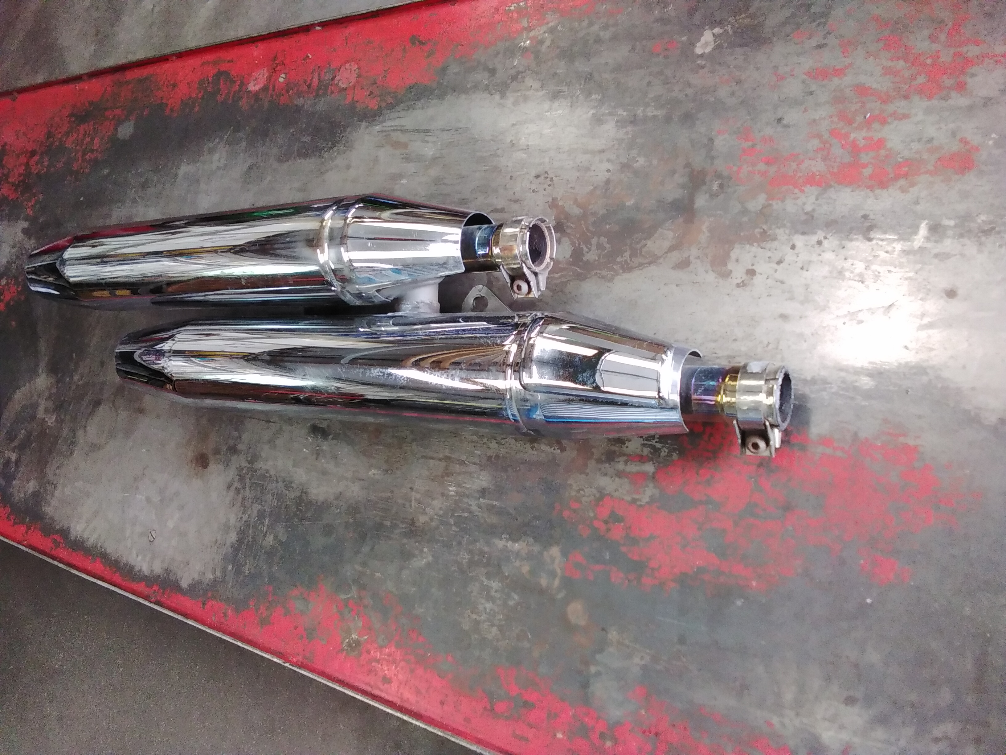 XVS1100 Dragstar Demper / Uitlaat