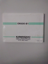 Gebruikershandleiding Kawasaki EN500 - Engelstalig