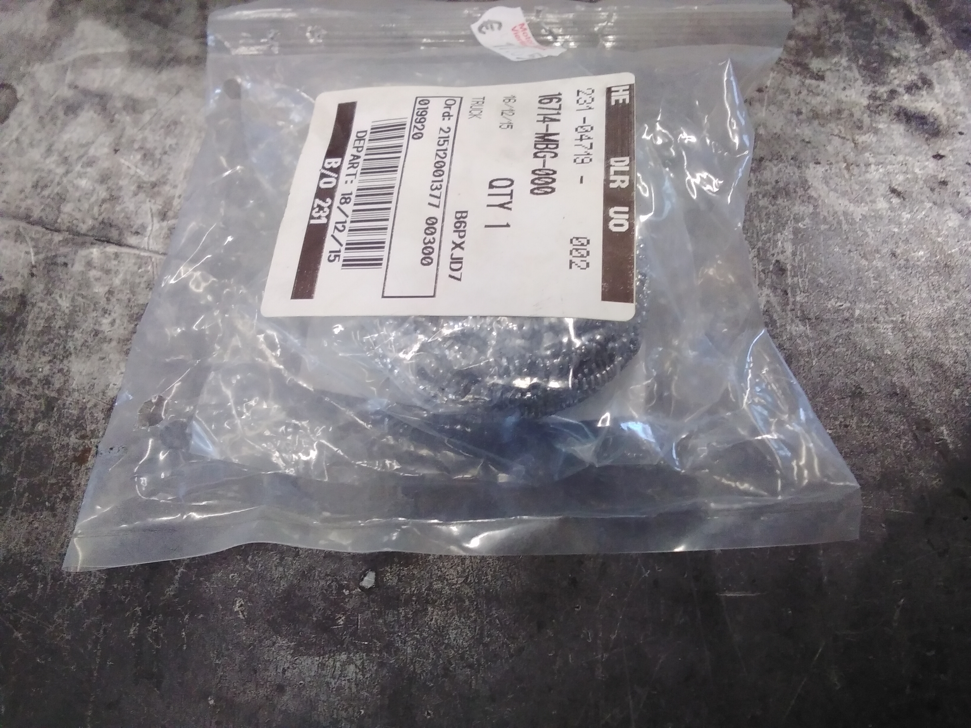 Honda CBR900RR benzinefilter 16714-MBG-000