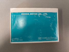 Gebruikershandleiding Honda CBR1100XX